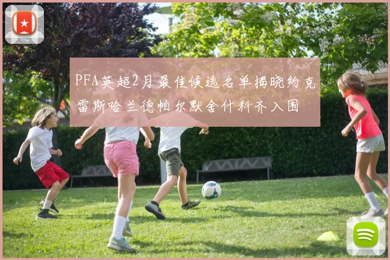PFA英超2月最佳候选名单揭晓约克雷斯哈兰德帕尔默舍什科齐入围